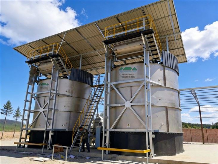 Energy-Saving Pig Manure Fermentation Tank | Fully Automatic Organic Fertilizer Production Equipment high quality